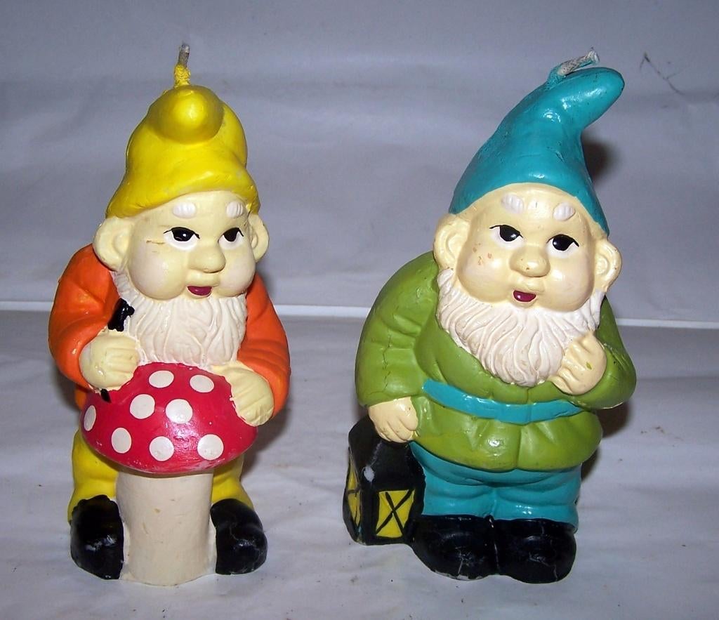 2 mooie grote kabouterkaarsen. Nieuwstaat., Antiek en Kunst, Ophalen of Verzenden