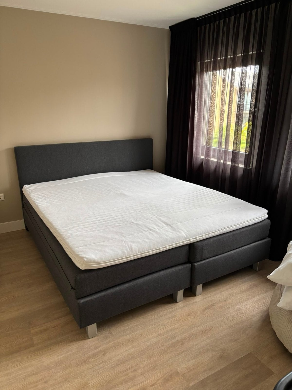 2 persoons boxspring 180x200, Huis en Inrichting, Slaapkamer | Bedden, Ophalen, Gebruikt, Tweepersoons, 180 cm