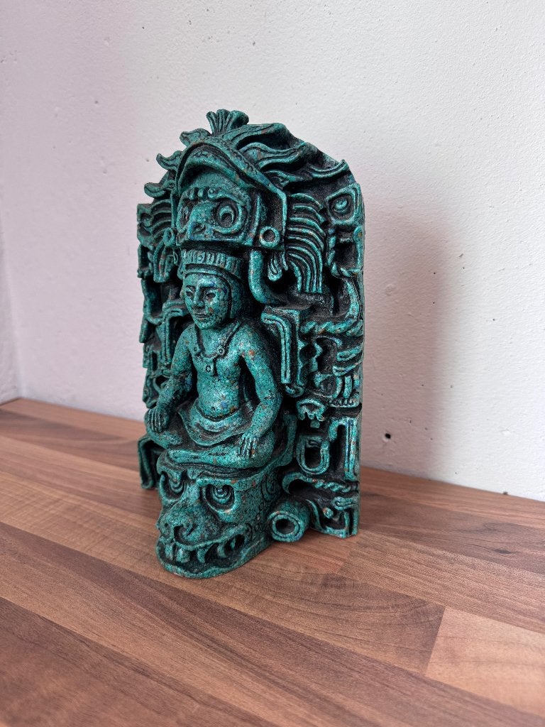 Azteeks decoratief beeldje | intricaat design, Ophalen of Verzenden, Gebruikt, Religie