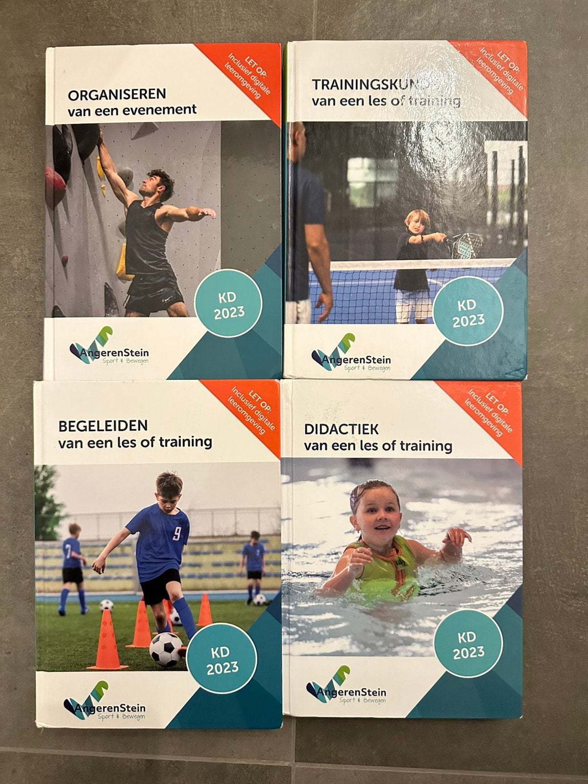 Sport en Bewegen Lesboeken Bundel (4 stuks) KD 2023, Ophalen of Verzenden, Zo goed als nieuw, MBO