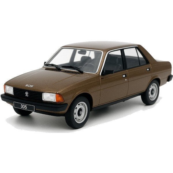 Peugeot 305 1977 Bruin Modelauto 1/24 Whitebox Nieuw, Overige merken, Whitebox, Auto, Nieuw
