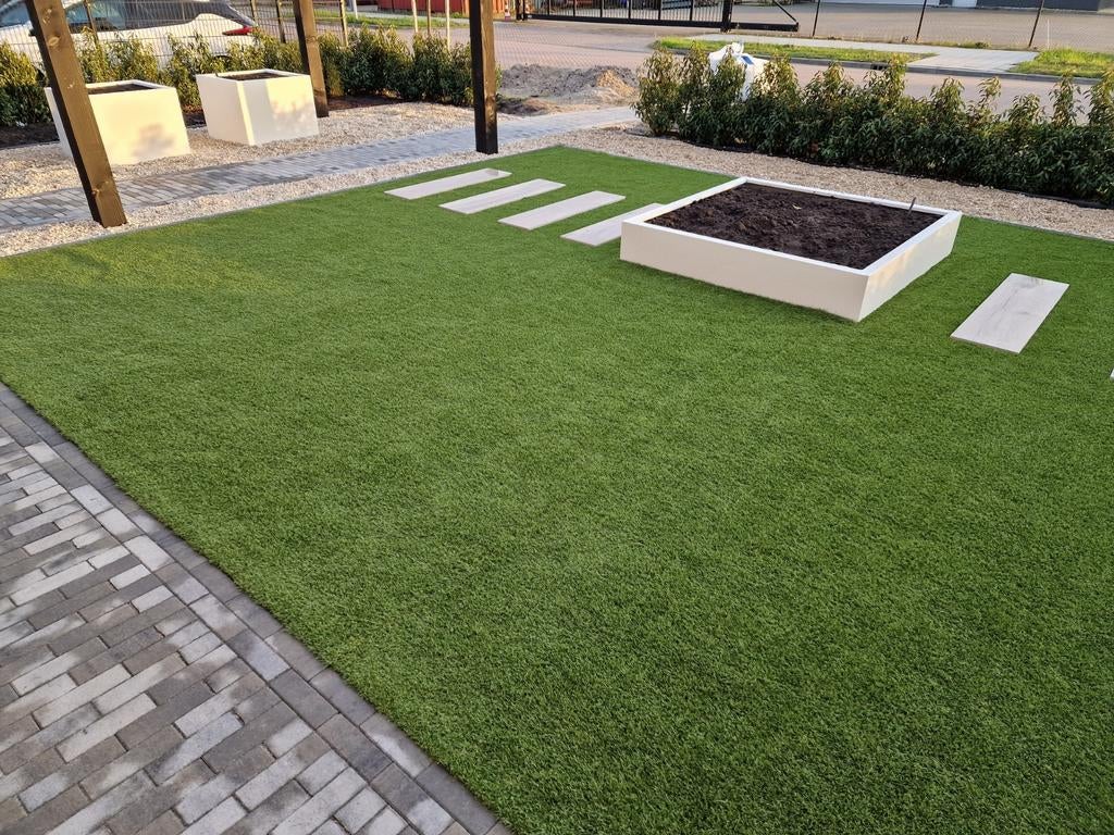 Kunstgras/45mm hoog/niet van echt te onderscheiden/nu €28m², Tuin en Terras, Ophalen of Verzenden, Nieuw, 20 m² of meer