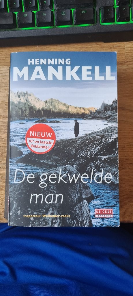 Boek De gekwelde man. Henning Mankell, Ophalen, Zo goed als nieuw, Henning Mankell