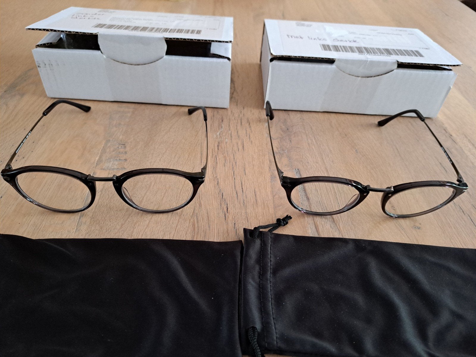 2 Zwarte Monturen van Eyewear Today - Nieuwstaat, Overige merken, Zwart, Nieuw, Ophalen of Verzenden
