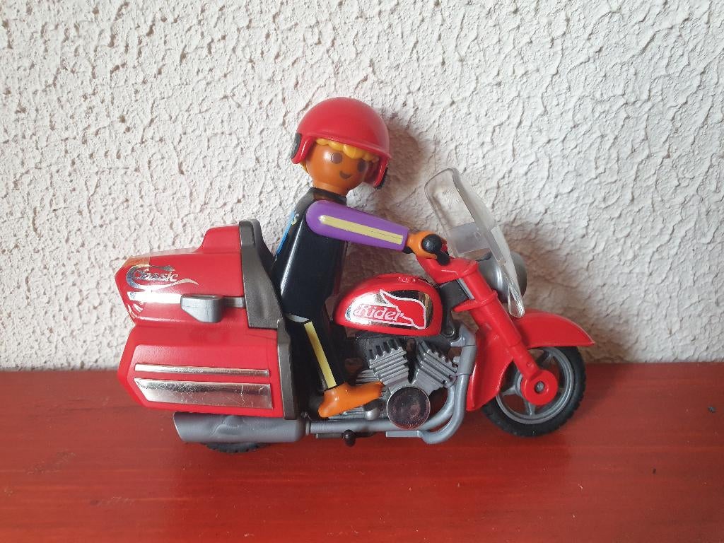 Plymobil motorrijder 3062, vintage, Ophalen of Verzenden, Gebruikt