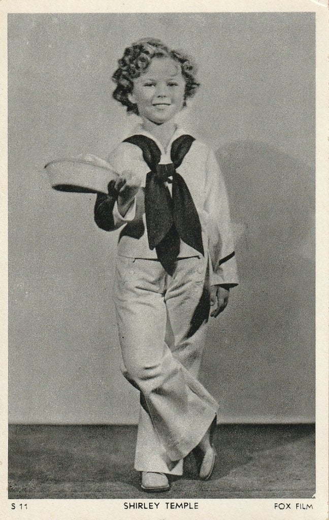 FILMSTER SHIRLEY TEMPLE JAREN 30 ZEER MOOIE OUDE KAART KO465, Ophalen of Verzenden, 1920 tot 1940, Ongelopen