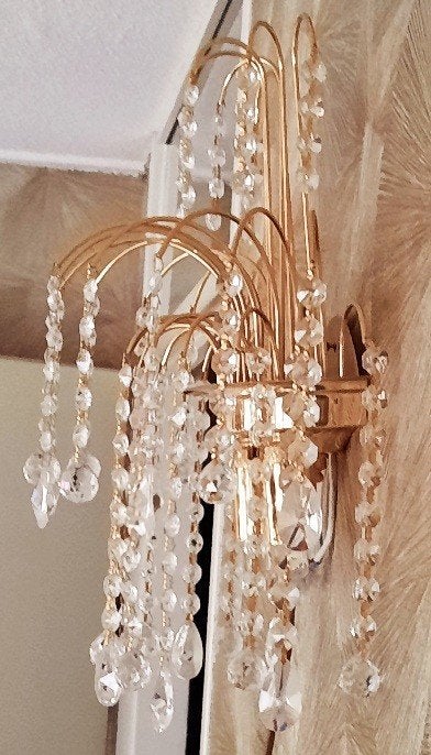 Swarovski wandlamp, Ophalen of Verzenden, Zo goed als nieuw