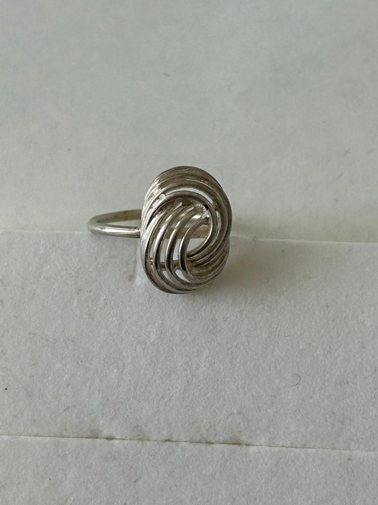 Zilveren ring, Sieraden, Tassen en Uiterlijk, Antieke sieraden, Ophalen of Verzenden, Zilver, Ring