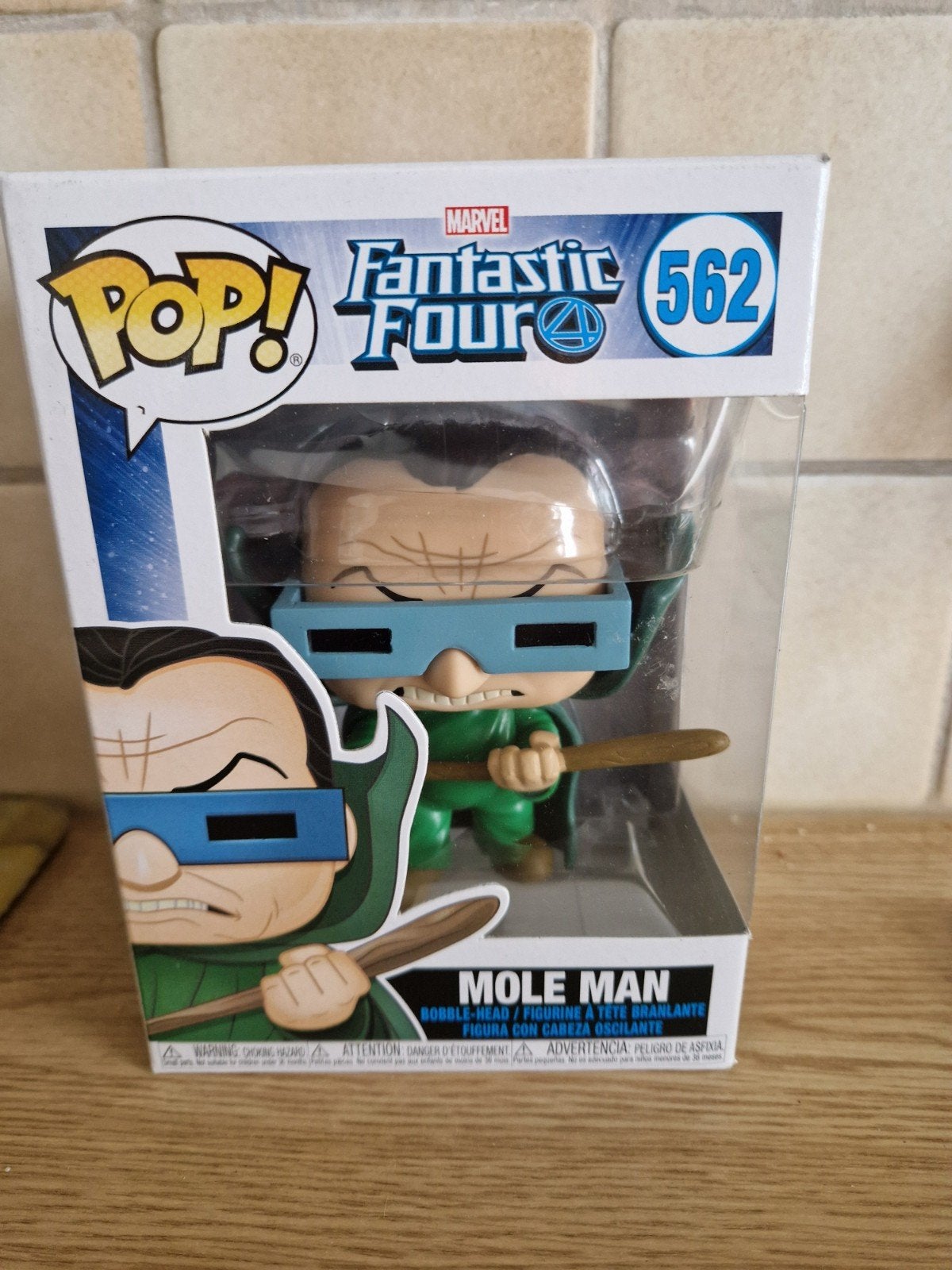 funko pop mole man nr 562 fantastic four, Ophalen of Verzenden, Zo goed als nieuw