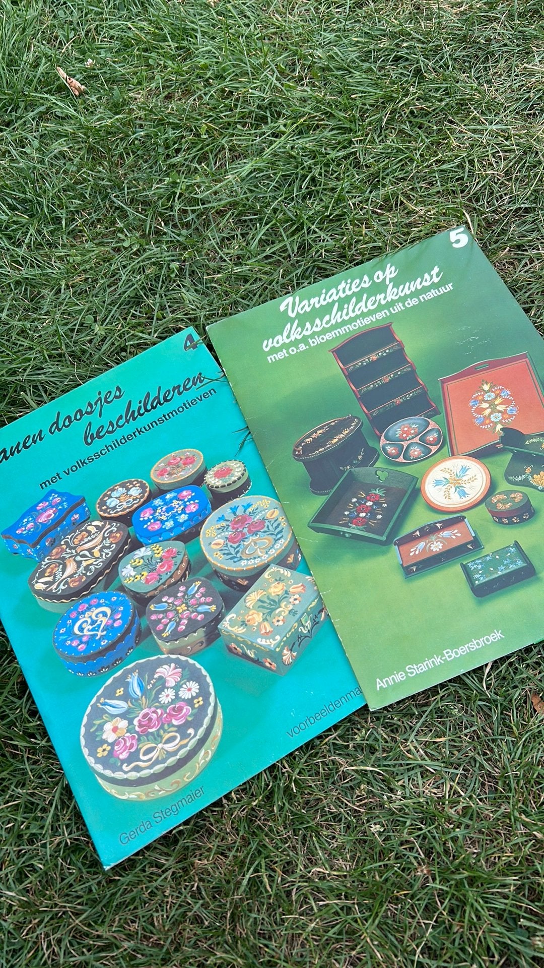 Vintage Talens voorbeeldenmap volksschilderkunst, Ophalen of Verzenden, Zo goed als nieuw