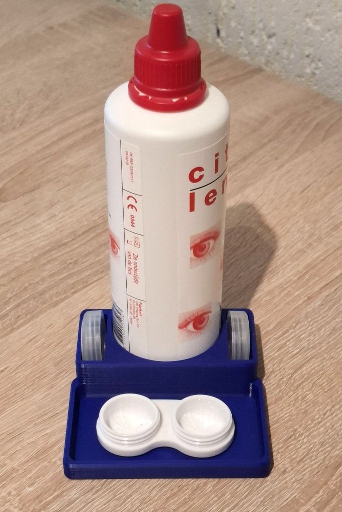 Houder voor contactlenzen en vloeistoffen, Ophalen of Verzenden, Nieuw, Ogen, Reiniging