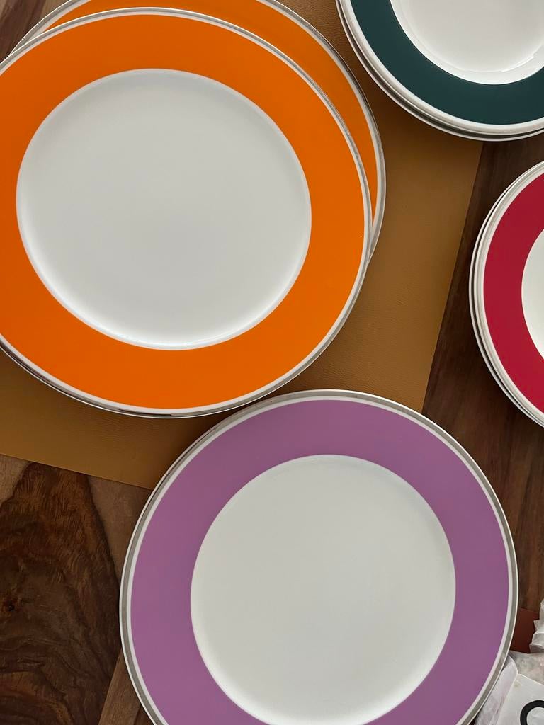 Villeroy & Boch - Diverse kleuren, set of 7, Huis en Inrichting, Keuken | Servies, Ophalen, Zo goed als nieuw, Bord(en), Effen