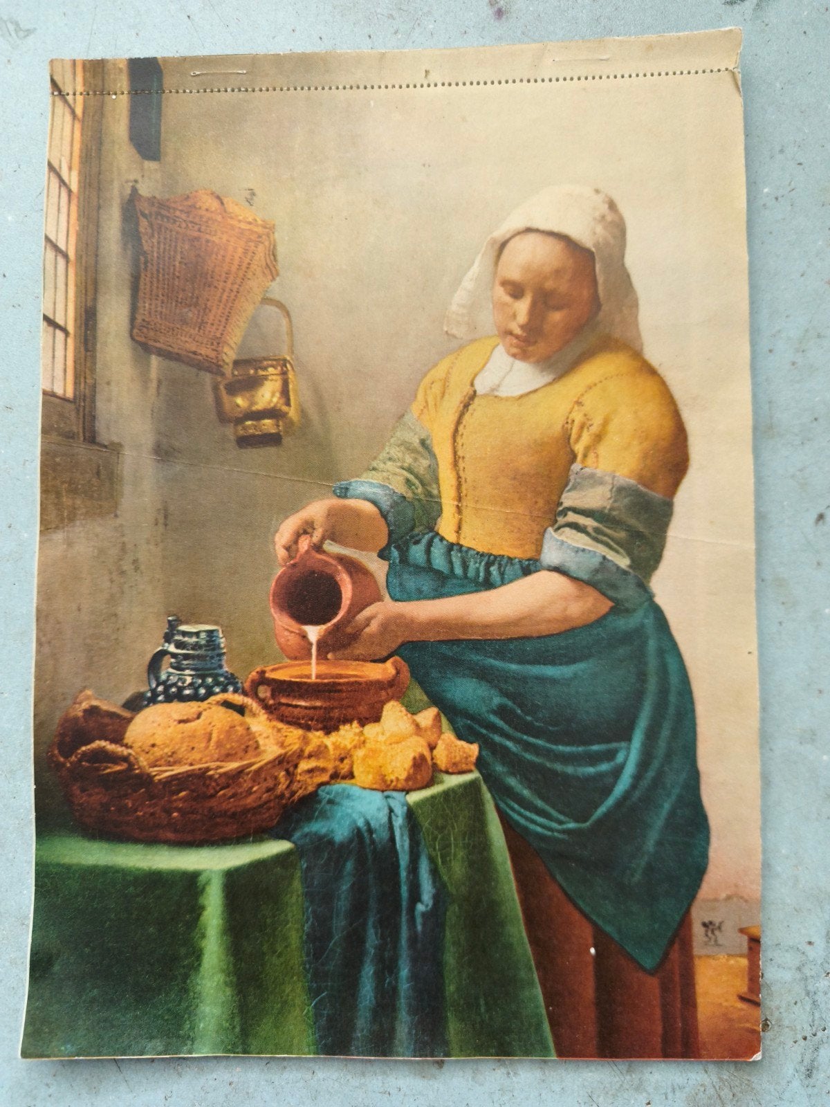 Retro Kalender 1961 div oude meesters, Verzamelen, Retro, Ophalen of Verzenden