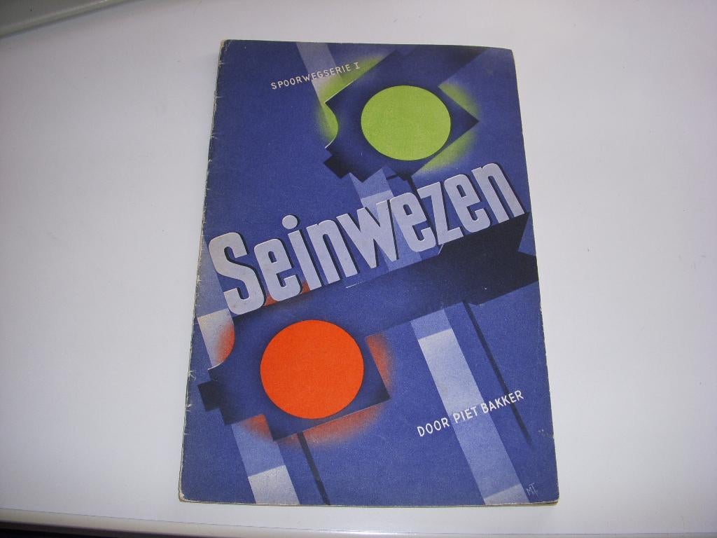 Prachtige brochure Seinwezen Nederlandsche Spoorwegen 1942, Ophalen of Verzenden, Gebruikt, Trein, Boek of Tijdschrift