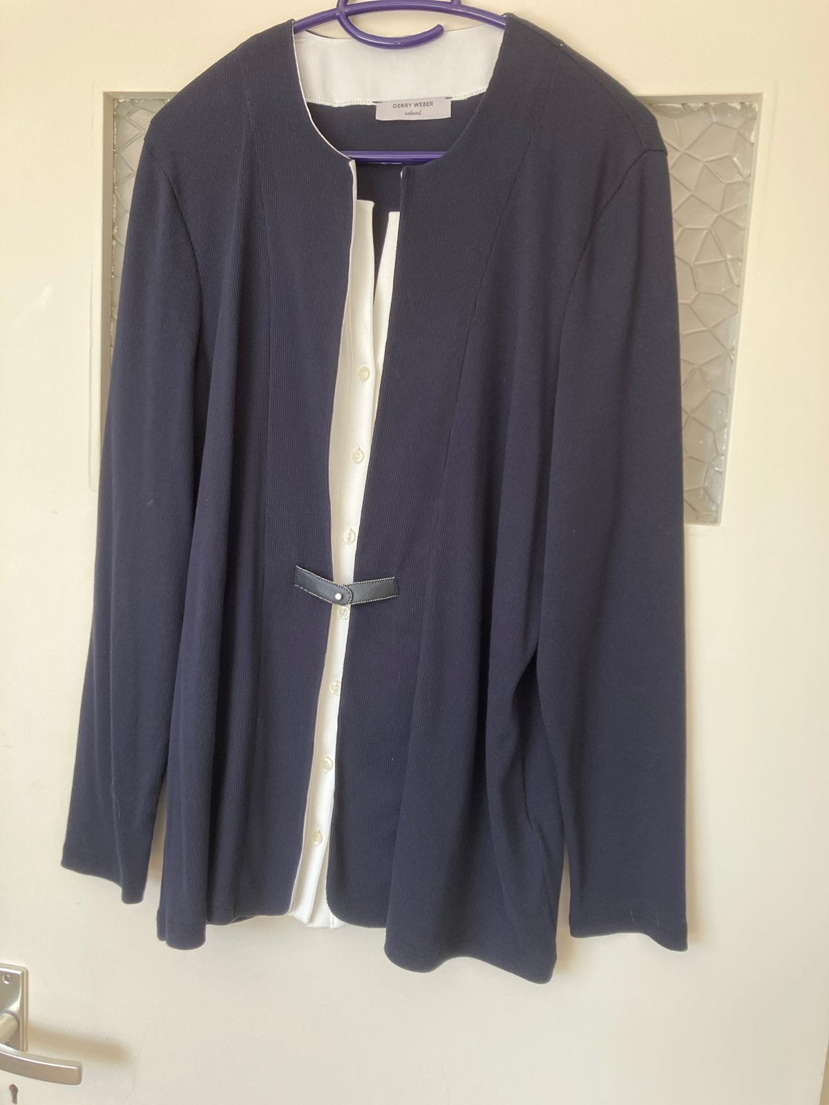 Gerry Weber Casual vest - Maat 46 (XL), Ophalen of Verzenden, Nieuw, Maat 46/48 (XL) of groter, Blauw