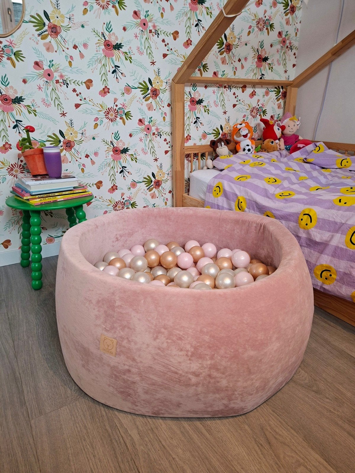 Misioo Ballenbak rond - Velvet Pink, Ophalen