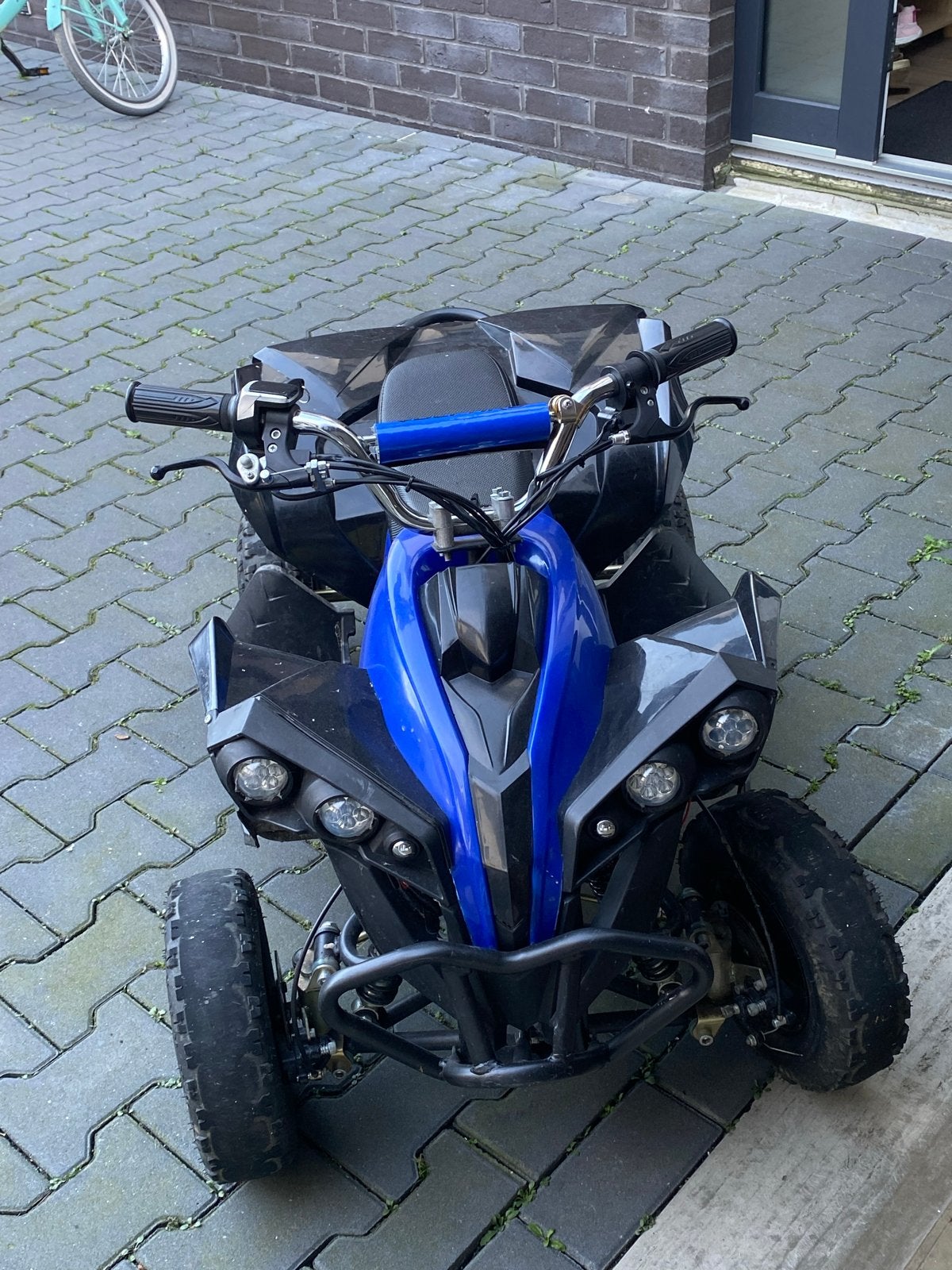 Kinderquad - Elektrisch - Blauw/Zwart, Fietsen en Brommers, Gebruikt, -, -, Overige typen
