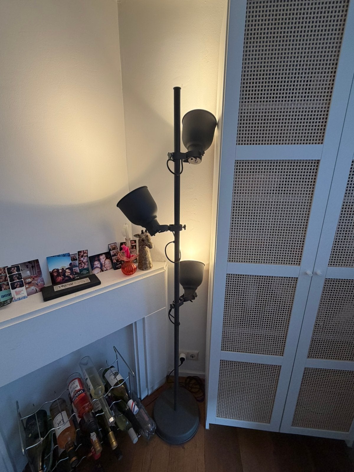 Staande lamp hektar ikea, Huis en Inrichting, Lampen | Vloerlampen, Ophalen, Zo goed als nieuw, 150 tot 200 cm