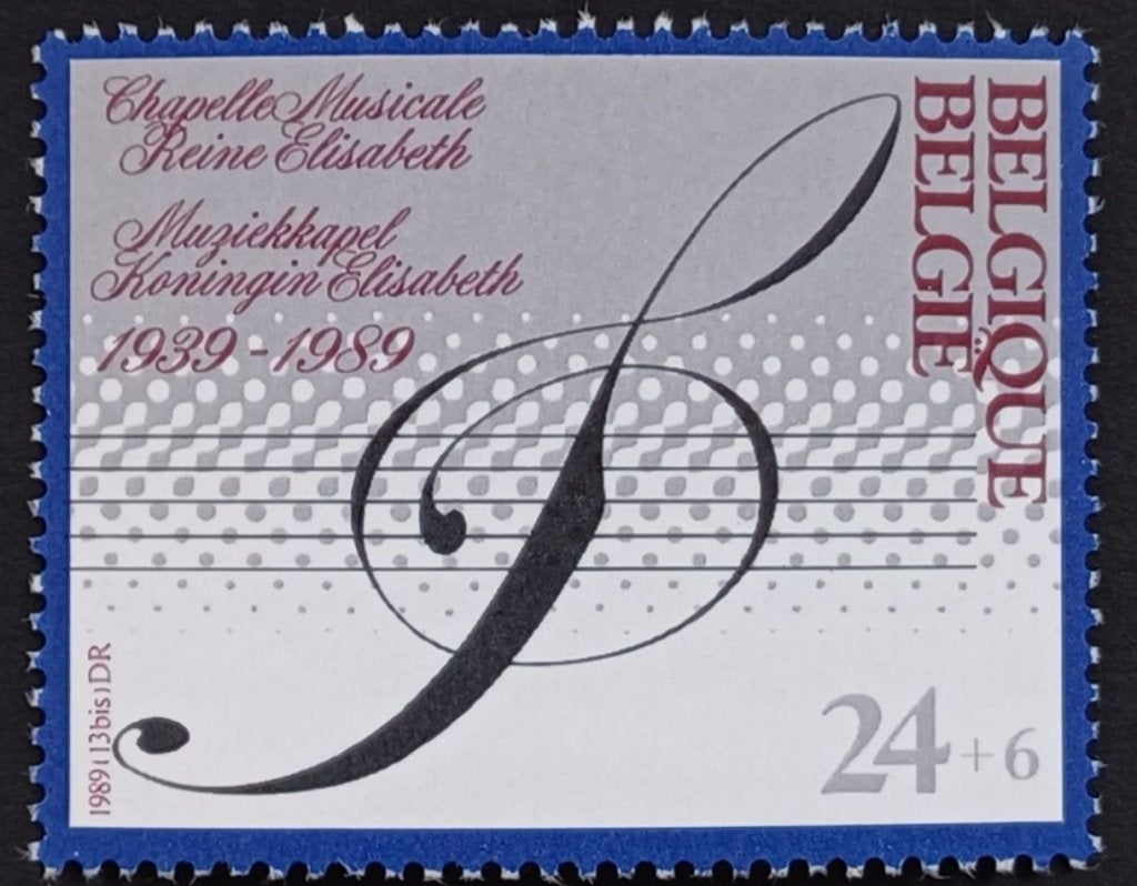 België 1989 - OBP 2344 - Muziekkapel Koningin Elisabeth, Postzegels en Munten, Postzegels | Europa | België, Verzenden, Frankeerzegel