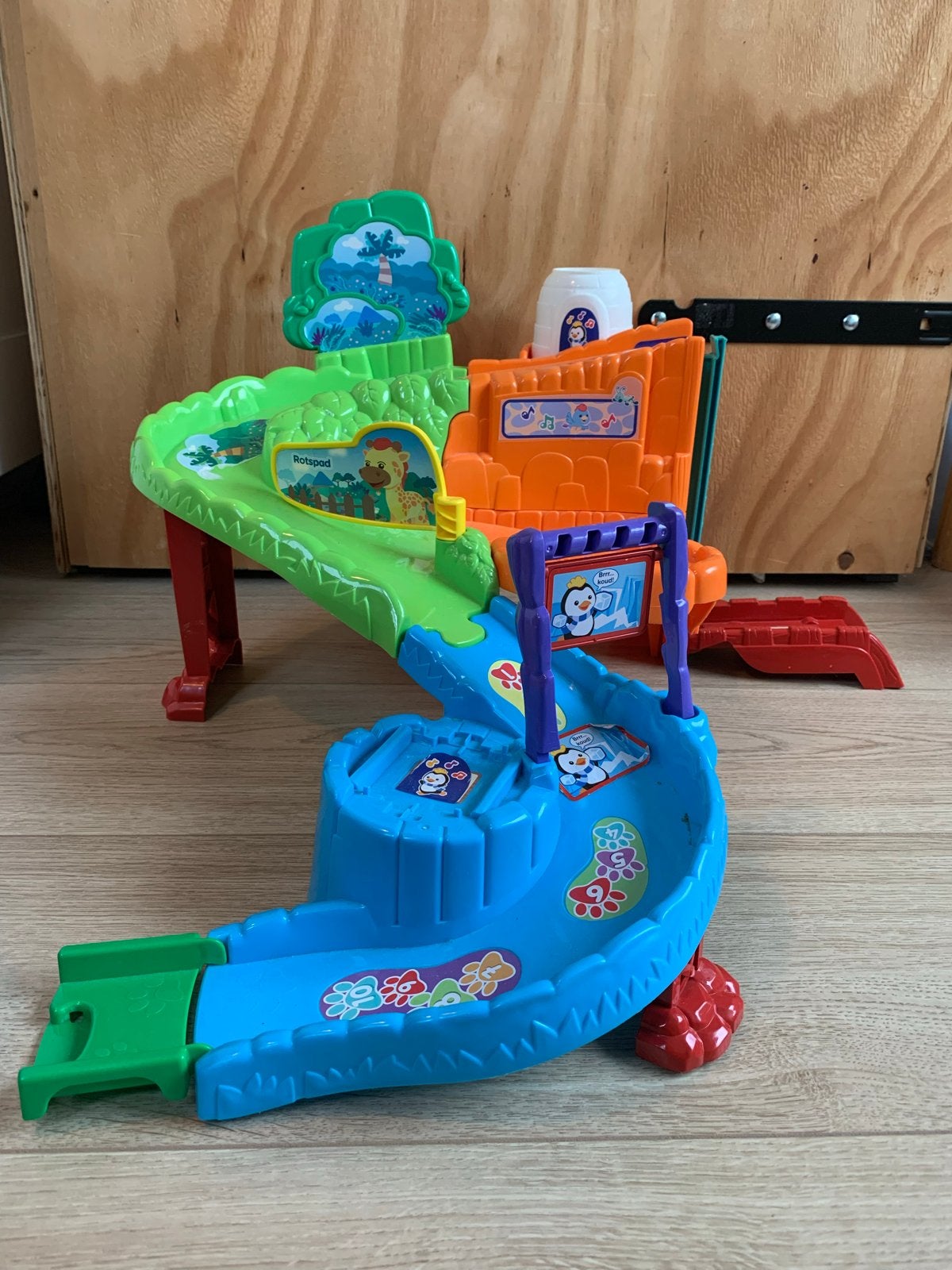 VTech Zoef Zoef Dierentuin Baan, Kinderen en Baby's, Speelgoed | Vtech, Ophalen, Gebruikt, 2 tot 4 jaar