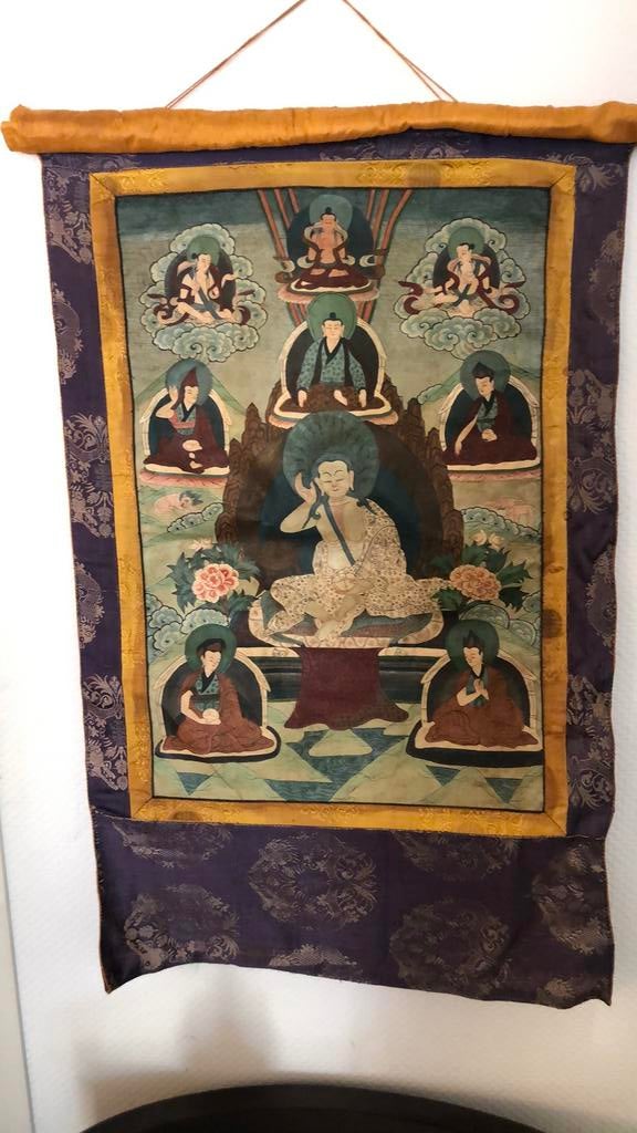 Tibetaanse thangka, Antiek en Kunst, Antiek | Kleden en Textiel, Ophalen