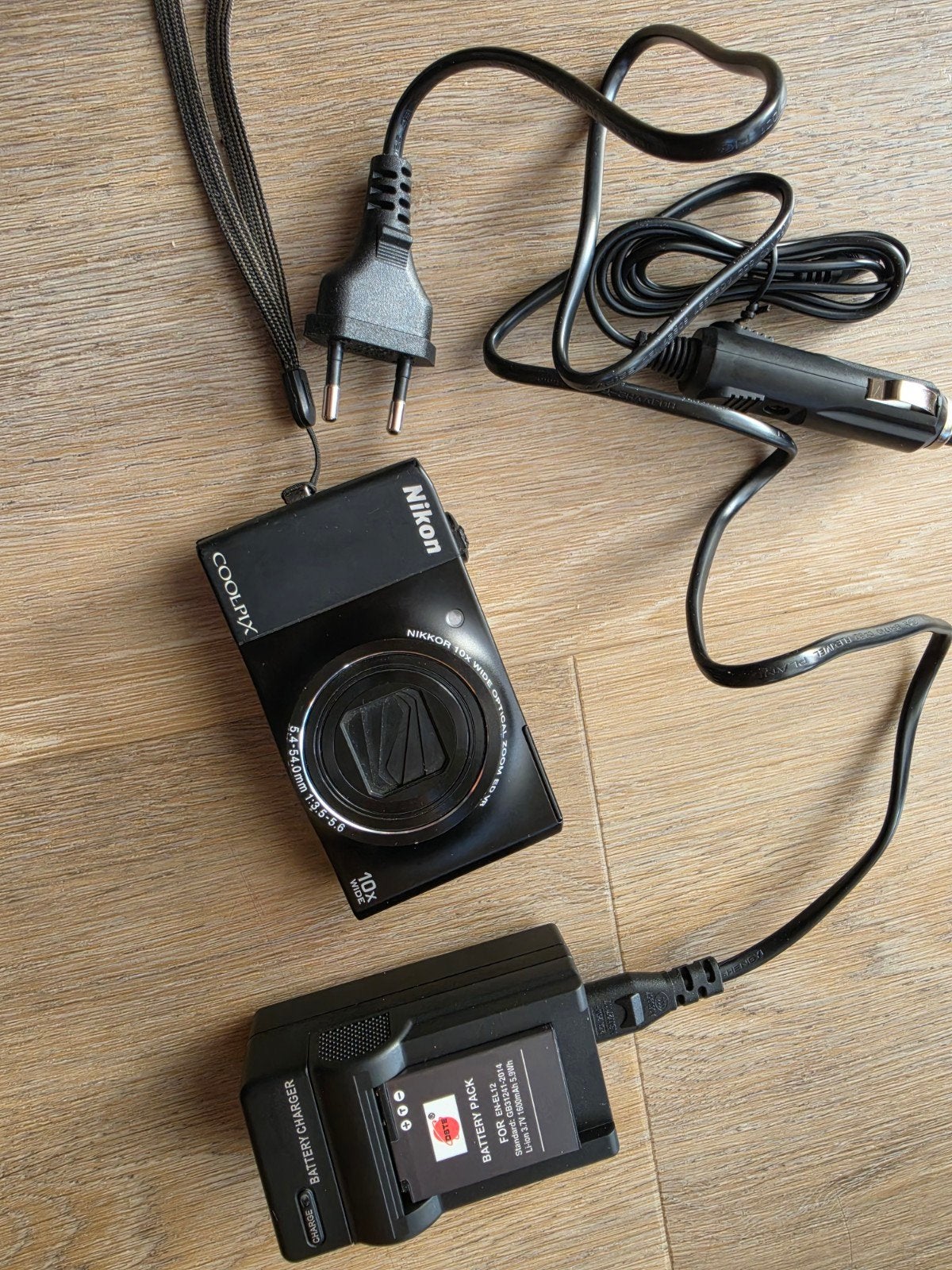 Nikon Coolpix S8000 Compactcamera - Zwart, 10x optische zoom, Ingebouwde flitser, Accu, Ophalen of Verzenden, Zo goed als nieuw