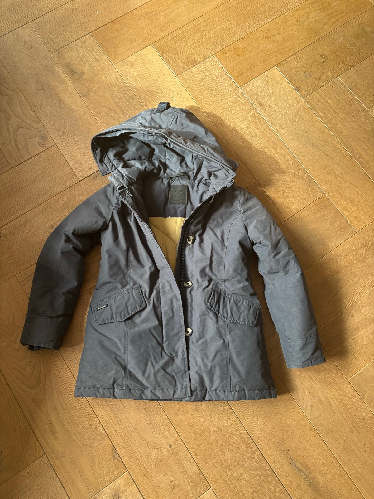 Nette Airforce jas maat 140 (10 jaar), Kinderen en Baby's, Ophalen of Verzenden, Zo goed als nieuw, Meisje, Jas