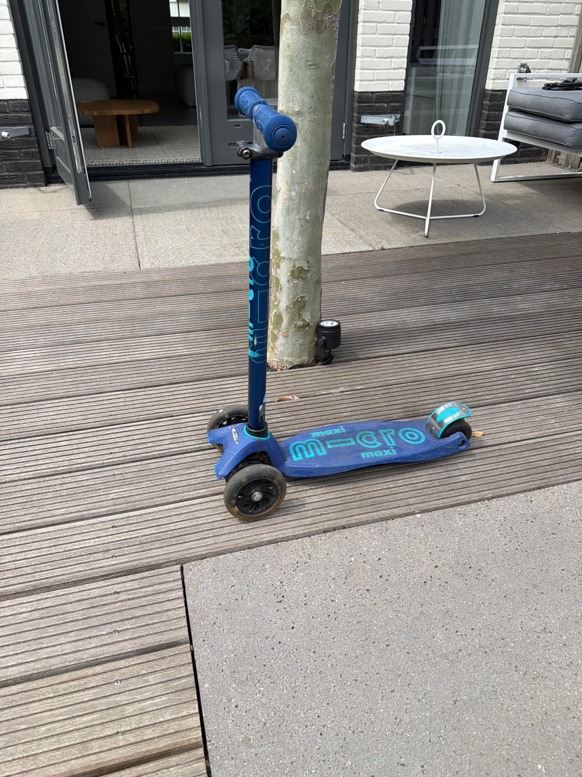 Micro Maxi Step DELUX - Blauw, Gebruikt, Fietsen en Brommers, Steps, Ophalen, Gebruikt, Gewone step