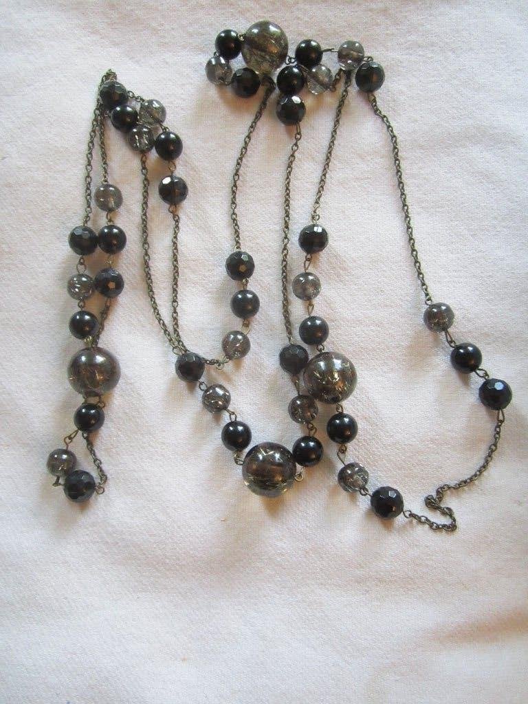 5.   Schitterende oude ketting,  165 cm, Ophalen, Overige materialen, Ketting