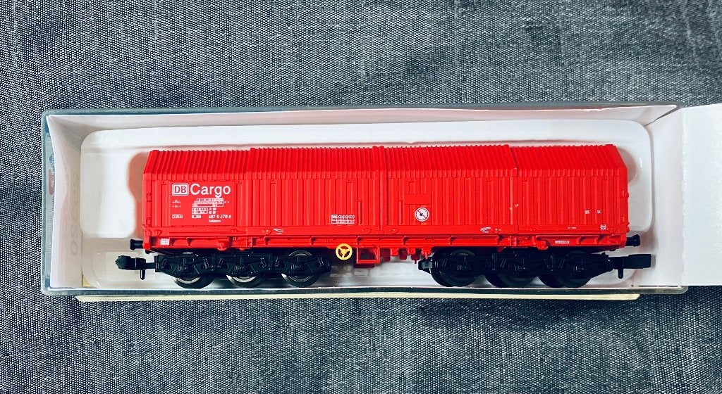 Roco 25320 DB Cargo 6-assige schuifwandwagen, Hobby en Vrije tijd, Gelijkstroom, Wagon, Ophalen of Verzenden, Zo goed als nieuw