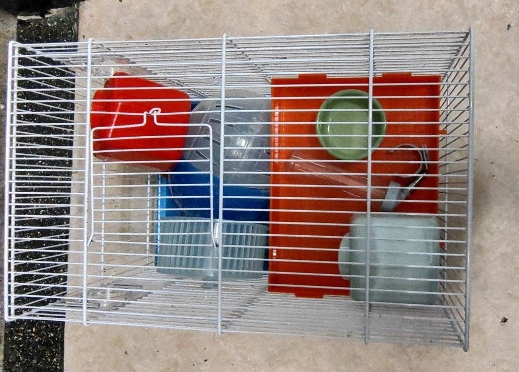 Te Koop Aangeboden, Dieren en Toebehoren, Kooi, Zo goed als nieuw, Hamster, 75 tot 110 cm