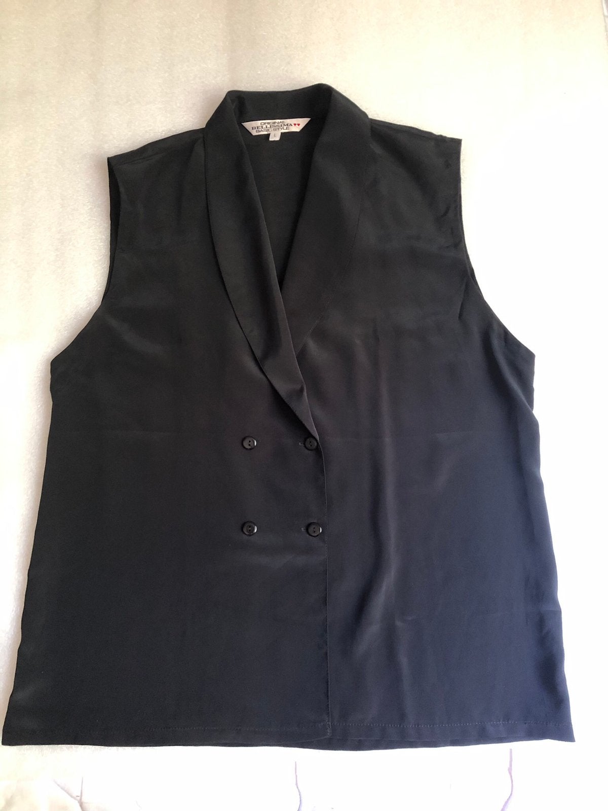 Maat L -  blouse van BELLISSIMA - Zwart, Kleding | Dames, Ophalen of Verzenden, Zo goed als nieuw, Maat 42/44 (L), Zwart