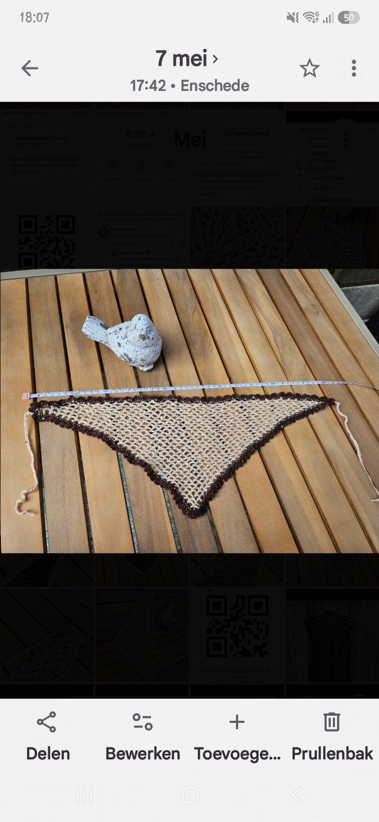 Hoofdbandana, Verzenden, Zo goed als nieuw