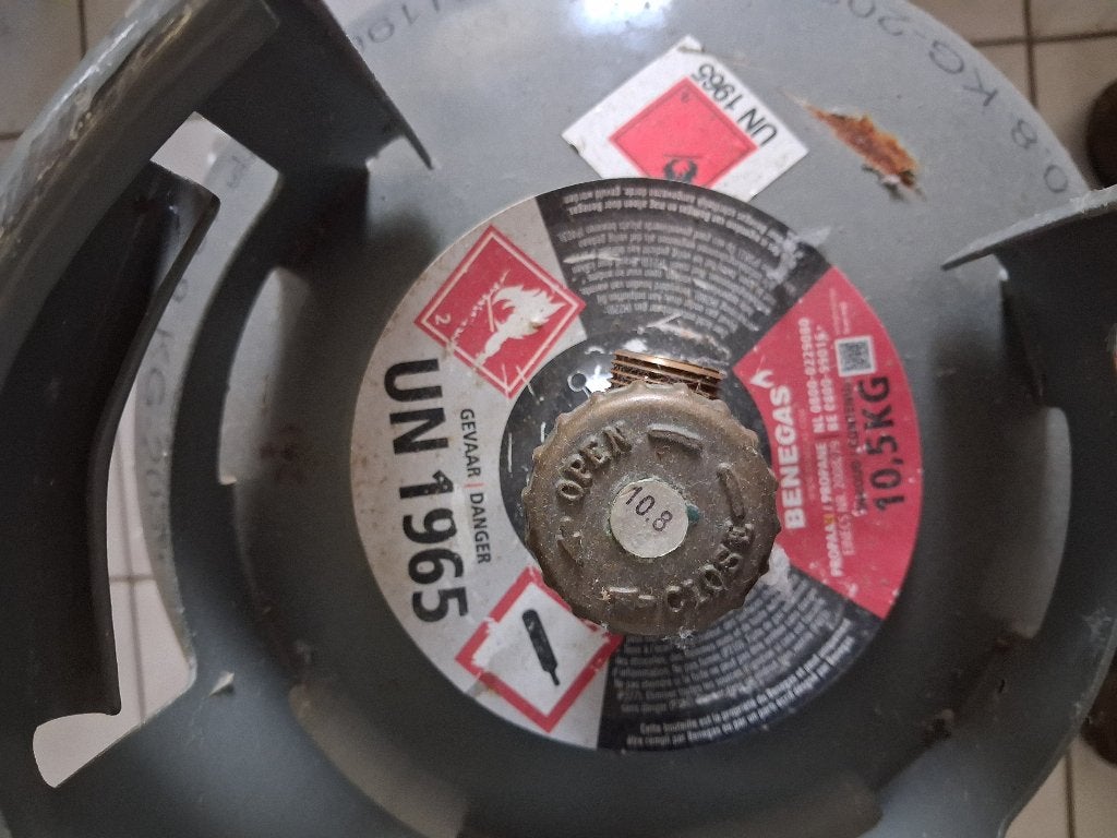 Gasfles propaan, Caravans en Kamperen, Ophalen, Nieuw