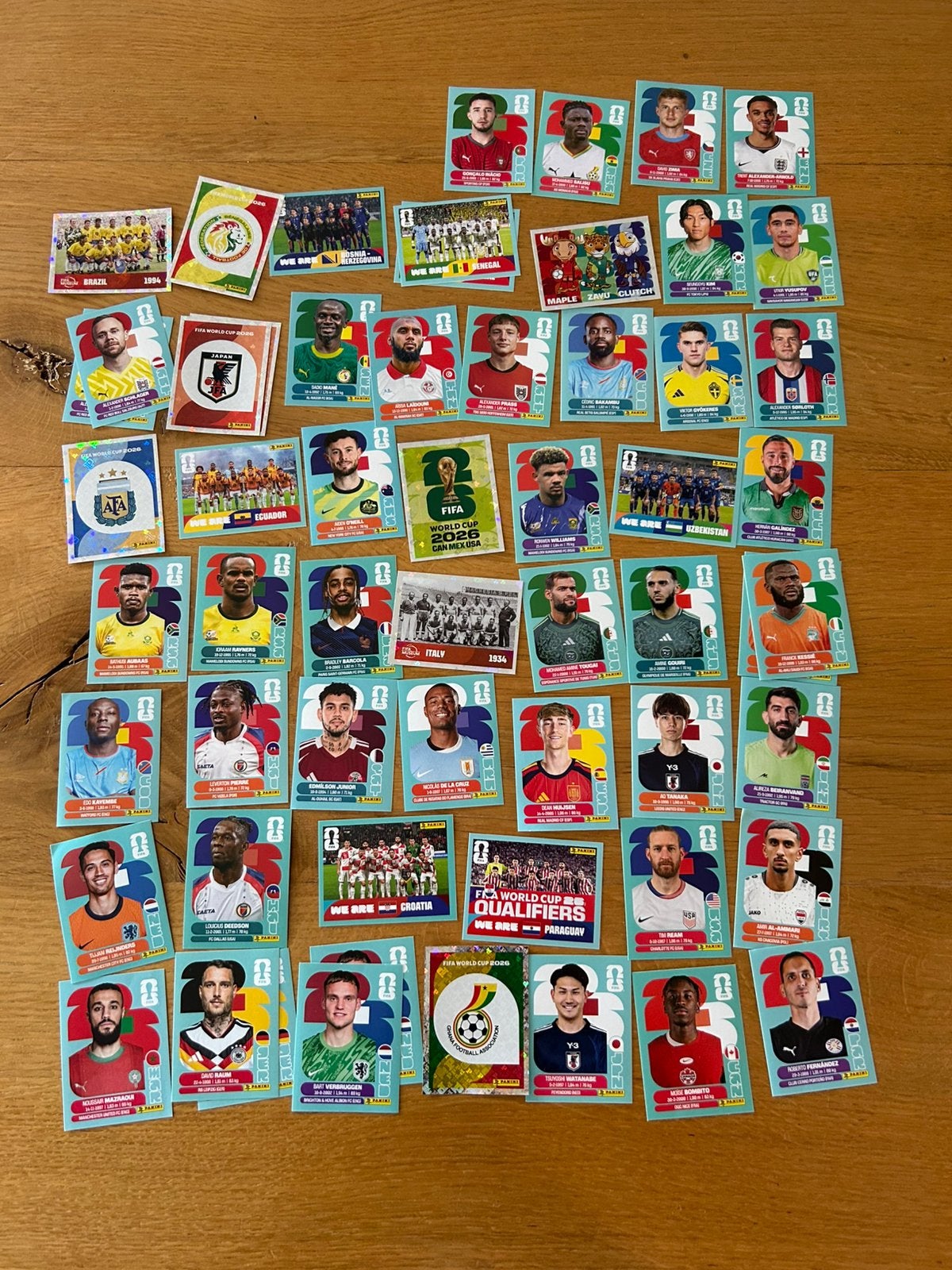Panini wk stickers, Verzamelen, Verzenden, Zo goed als nieuw