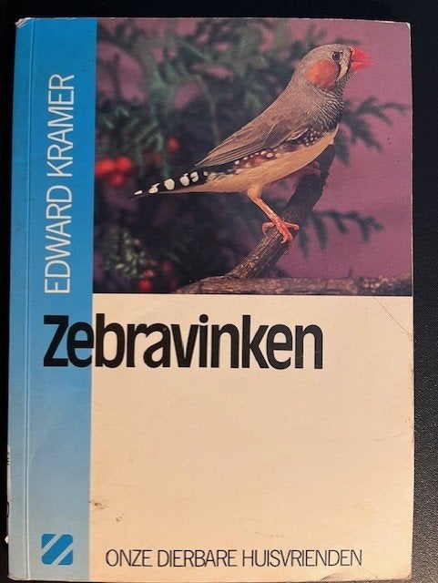 Zebravinken door E Kramer boek, Verzenden