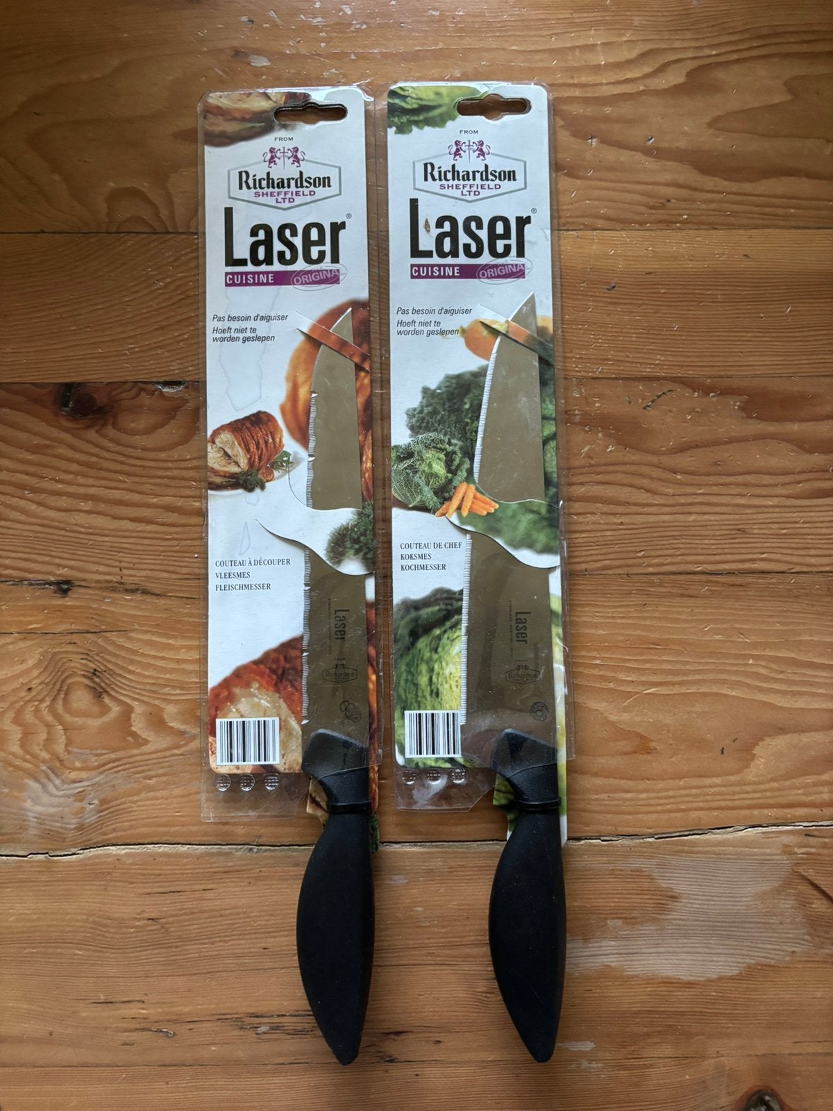 Richardson vleesmes en koksmes Laser - Nieuw, Ophalen of Verzenden, Nieuw, Rvs of Chroom
