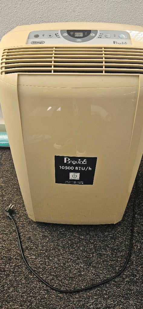 Mobiele Airco DeLonghi PAC CN91, Witgoed en Apparatuur, Airco's, Ophalen, Gebruikt, Timer, 3 snelheden of meer