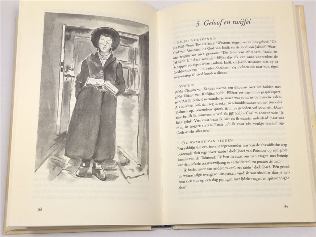 Bidden met de Benen — Joodse Chassidische Verhalen, Ophalen of Verzenden, Zo goed als nieuw