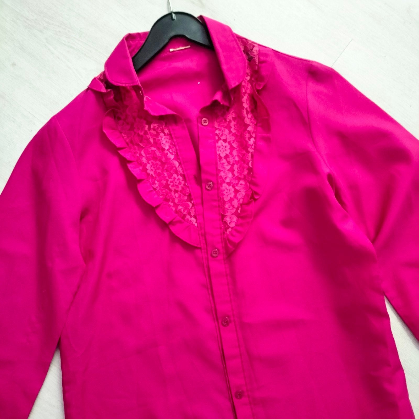 Vintage blouse kleding dames, Ophalen of Verzenden, Zo goed als nieuw, Roze