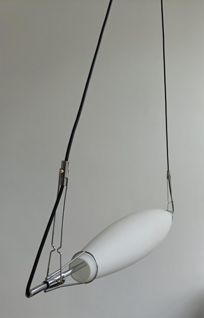 Solzi luce, Zeppelin hanglamp, Ophalen of Verzenden, Zo goed als nieuw, Glas