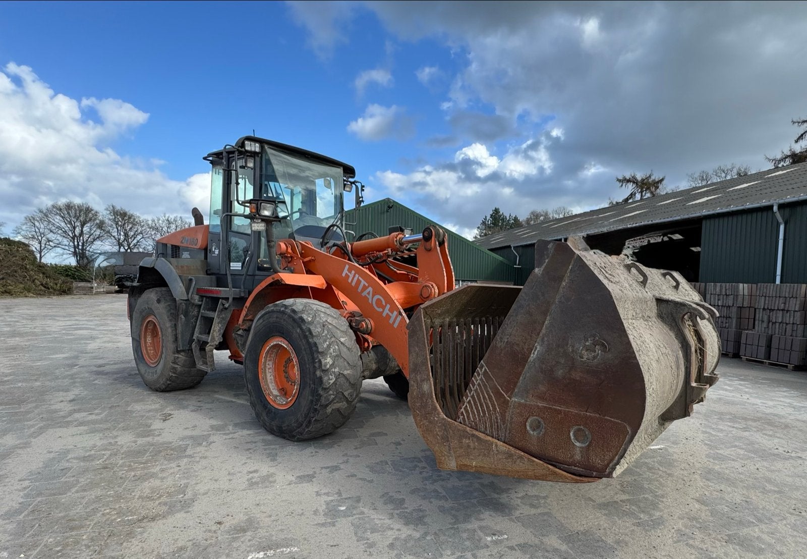 Hitachi ZW180 Wiellader/Shovel, Ophalen of Verzenden, Wiellader of Shovel