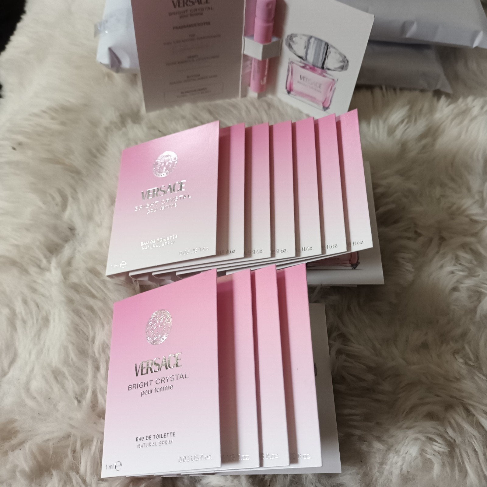 VERSACE bright crystal dames proefjes..12 x..nieuw, Ophalen of Verzenden, Nieuw