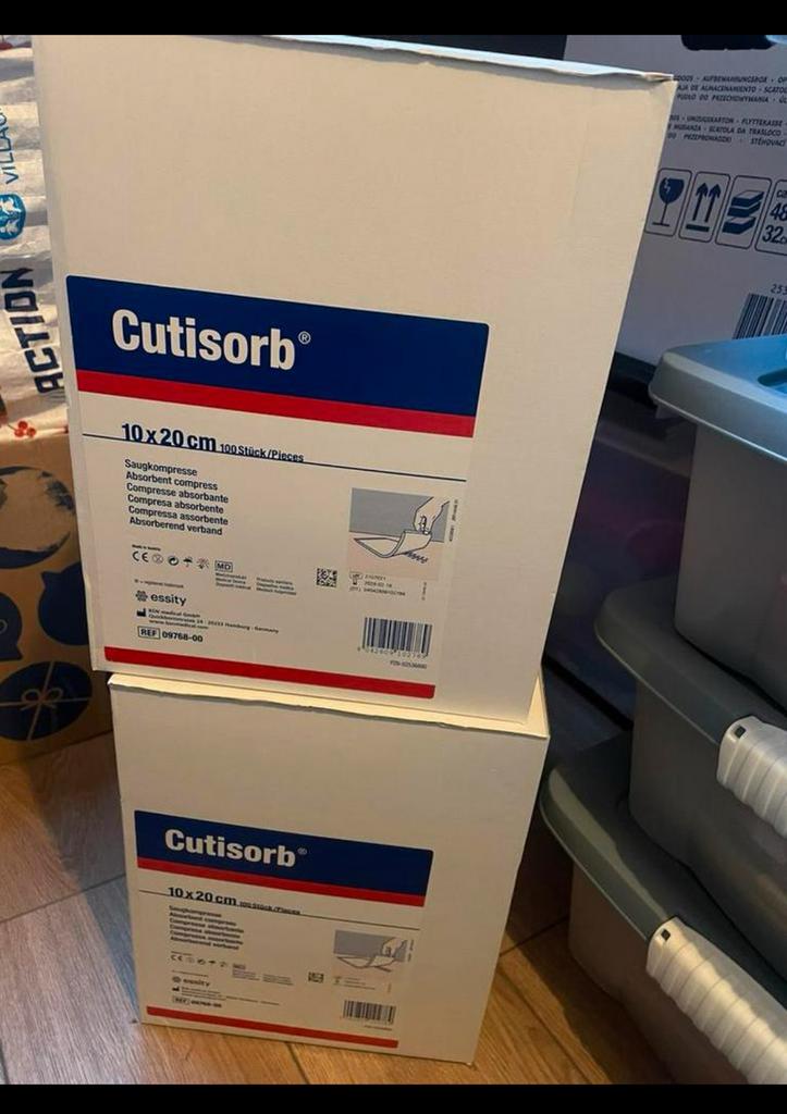 Cutisorb 10x15 cm absorberend verband, Diversen, Ophalen of Verzenden, Nieuw