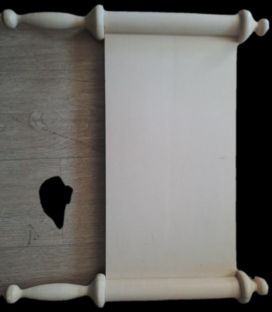 Blanco Boekrol - Ideaal voor Decoratie of Knutselen, Ophalen of Verzenden