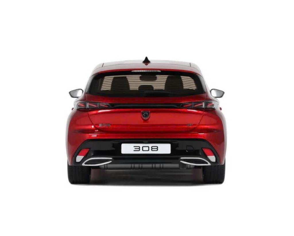 Peugeot 308 GT Rood 2022 OTTO MOBILE schaal 1/18 OT1140, Verzenden, Nieuw, Auto, OttOMobile