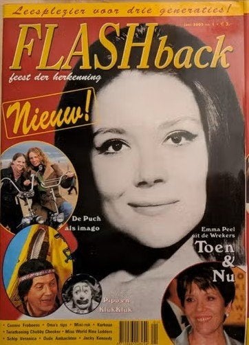 Diana Rigg (Flashback magazine), Boeken, Tijdschriften en Kranten, Ophalen of Verzenden, Muziek, Film of Tv