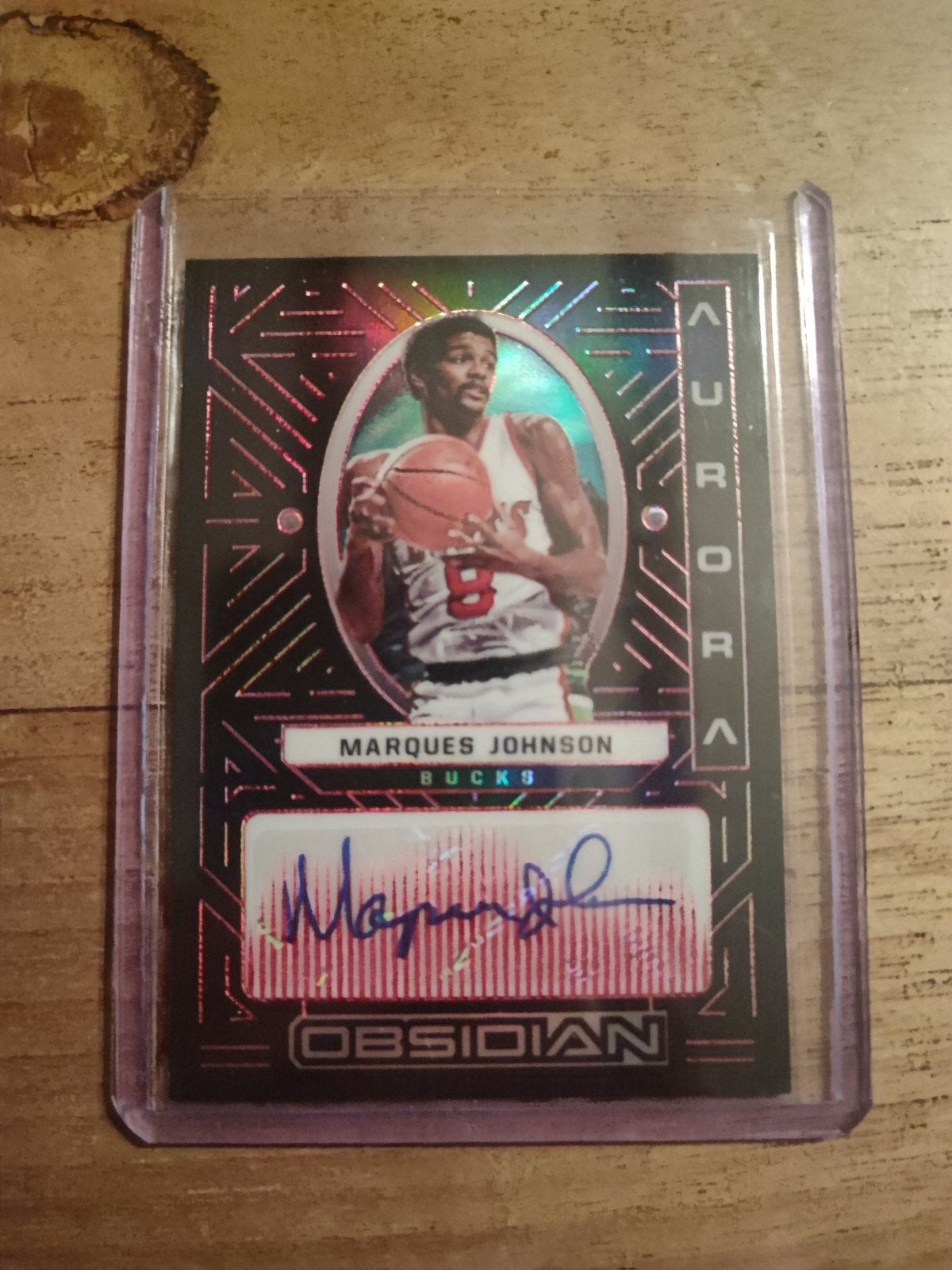 Marques Johnson /5 autograph Panini Obsidian, Ophalen of Verzenden, Zo goed als nieuw