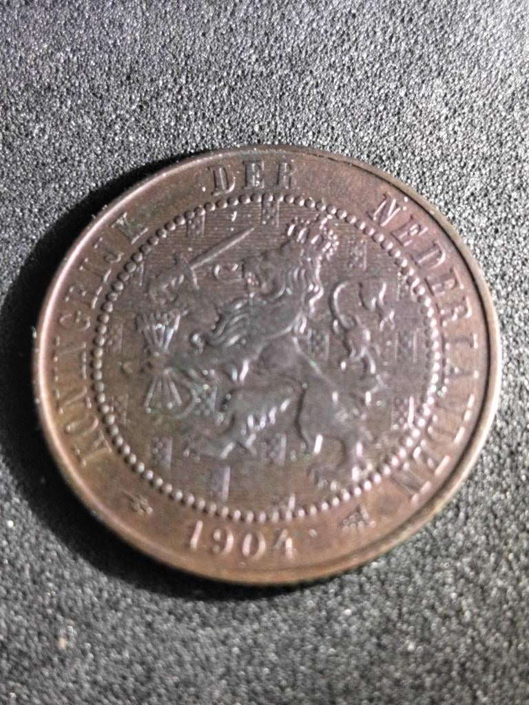 2 1/2 cent 1904 Wilhelmina prachtig, Ophalen of Verzenden, Koningin Wilhelmina, Overige waardes
