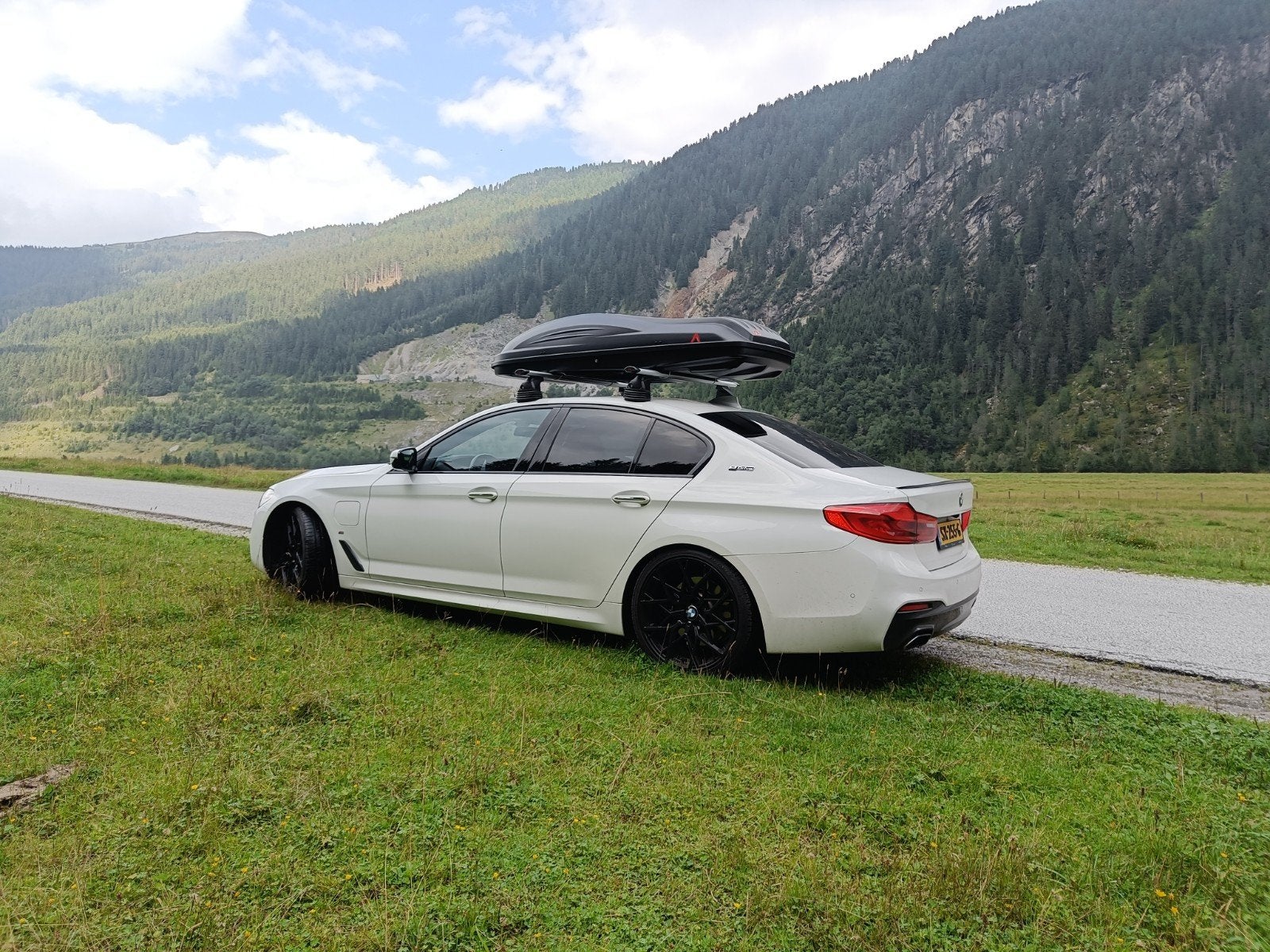 G3 Reef 580 dakkoffer + G3 Wingbar dakdragers BMW 5 Serie, Ophalen of Verzenden, Zo goed als nieuw